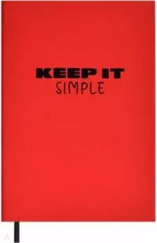 Ежедневник недатированный, красный, А5, 160 листов