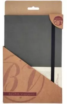 Ежедневник недатированный Megapolis velvet, серый, А5, 160 листов