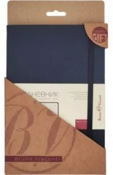 Ежедневник недатированный Megapolis velvet, темно-синий, А5, 160 листов