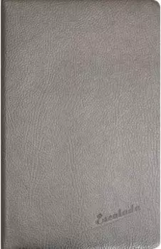 Ежедневник недатированный "Наппа" (А5, 96 листов, стальной, бордовые страницы) (47467)