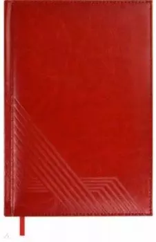 Ежедневник недатированный Сариф эконом, красный, А5, 160 листов