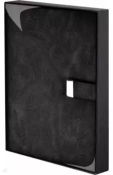 Ежедневник недатированный Шеврет, черный, А5+, 160 листов