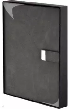 Ежедневник недатированный Шеврет, графит, А5+, 160 листов