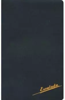 Ежедневник недатированный "Софт-тач" (А5, 96 листов, черный с неоново-оранжевым) (47473)