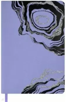 Ежедневник недатированный Виннер, сиреневый, 120 листов, линия, твердый переплет, А5