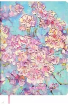 Ежедневник недатированный Вишня цветет, А6+, 120 листов