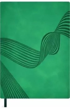 Ежедневник недатированный, зеленый, А6+, 160 листов