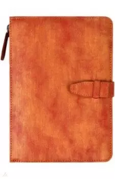 Ежедневник-органайзер недатированный Павлин, оранжевый, 160 листов, А6+