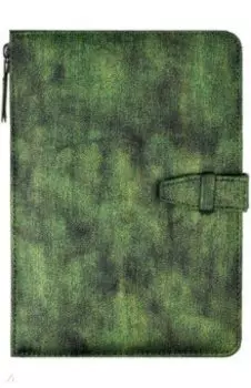 Ежедневник-органайзер недатированный Павлин, зеленый, 160 листов, А6+