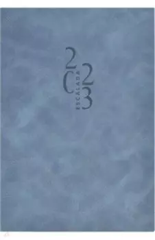 Еженедельник датированный на 2023 год Бакстер. Голубой, А5, 80 листов