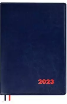 Еженедельник датированный на 2023 год. Сариф. Синий, А5+, 80 листов