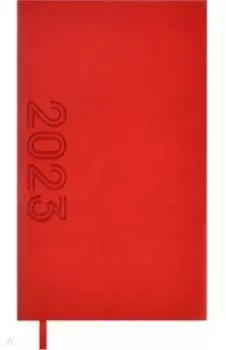 Еженедельник датированный на 2023 год Виннер. Красный, 64 листа