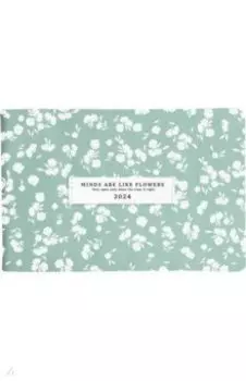 Еженедельник датированный на 2024 год June, мятный, 64 листа