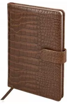 Еженедельник датированный на 2024 год Party, коричневый, А5, 64 листа