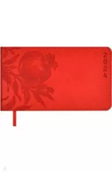 Еженедельник датированный на 2024 год Виннер, красный, 64 листа