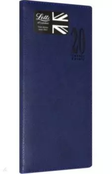 Еженедельник на 2020 год MILANO, синий, искусственная кожа (412156020)