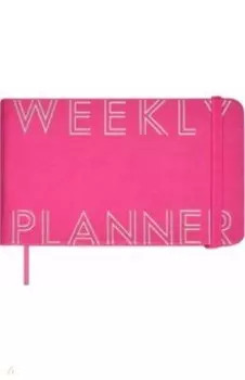 Еженедельник недатированный Виннер, малиновый, 80 листов