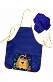 Фартук для труда Веселый львенок, с карманом