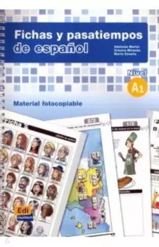 Fichas y pasatiempos de espanol. Nivel A1