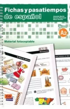 Fichas y pasatiempos de espanol. Nivel A2