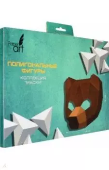 Фигура полигональная. Маска медведя (ИПМ07)