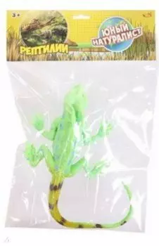 Фигурка Хамелеон, ярко-зеленый