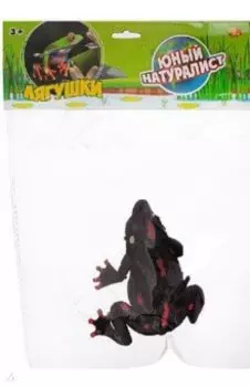 Фигурка Лягушка, черная