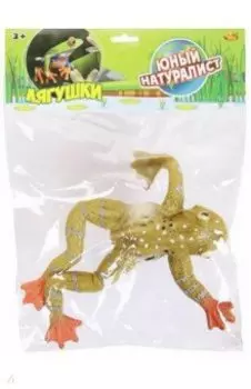 Фигурка Лягушка, хаки, лежачая