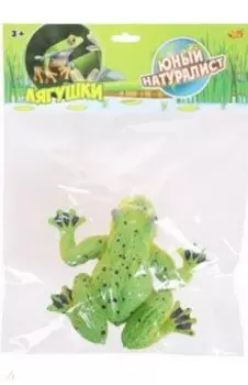 Фигурка Лягушка, зелено-желтая