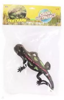 Фигурка Ящерица, черная