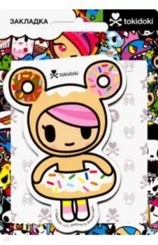 Фигурная магнитная закладка "Пончик"