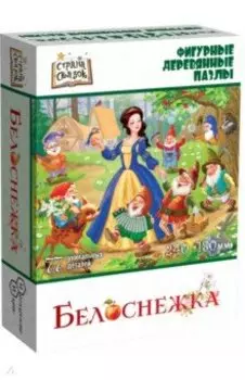 Фигурный деревянный пазл Белоснежка, 77 деталей