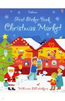 First Sticker Book: Christmas market