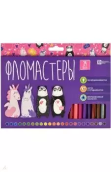 Фломастеры Арт-братва. Панды, 24 цвета