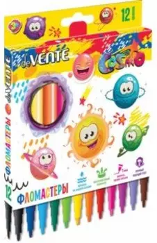 Фломастеры Cosmo, 12 цветов