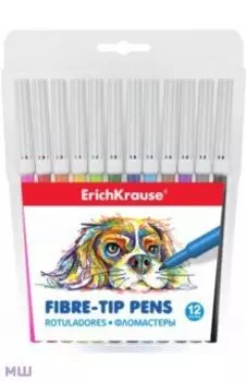 Фломастеры Easy Washable, 12 цветов