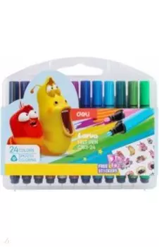 Фломастеры Larva, 24 цвета