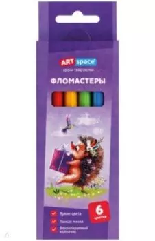 Фломастеры Lovely animals, 6 цветов