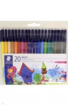 Фломастеры "NorisClub", 20 цветов (326WP2007/Р20)