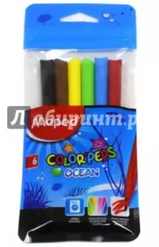 Фломастеры "Ocean" (6 цветов) (845723)