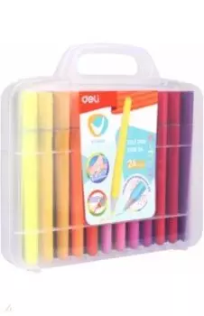 Фломастеры трехгранные "U-touch" (24 цвета) (EC10624)