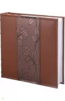 Фотоальбом на 200 фото, 10х15 см, коричневый