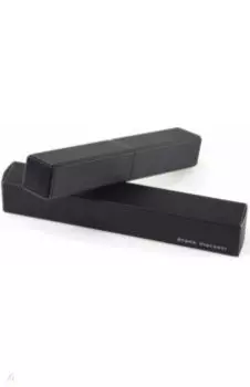 Футляр для ручек, квадратная форма, черный