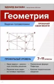 Геометрия. Прокачай свои мозги! 7-11 классы. Задачи-головоломки. Профильный уровень