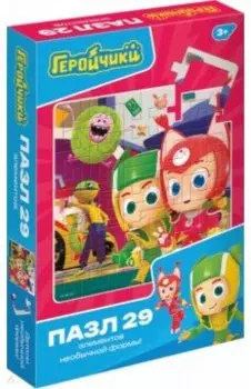Геройчики. Пазл Квадро-29 Друзья