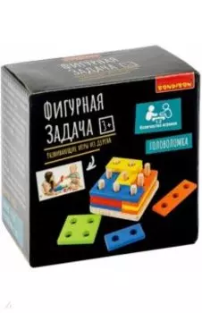 Головоломка игра из дерев "Фигурная задача" (ВВ4862)