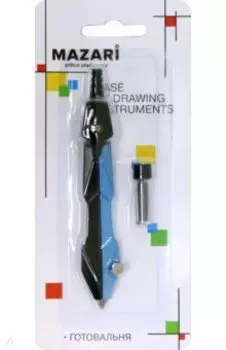 Готовальня, 2 предмета, циркуль, грифель