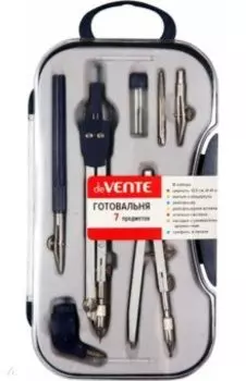 Готовальня, 7 предметов
