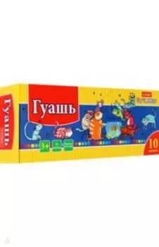 Гуашь Прикольные коты, 10 цветов