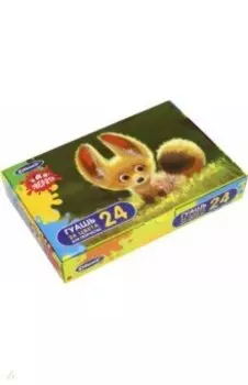 Гуашь Зверята, 24 цвета